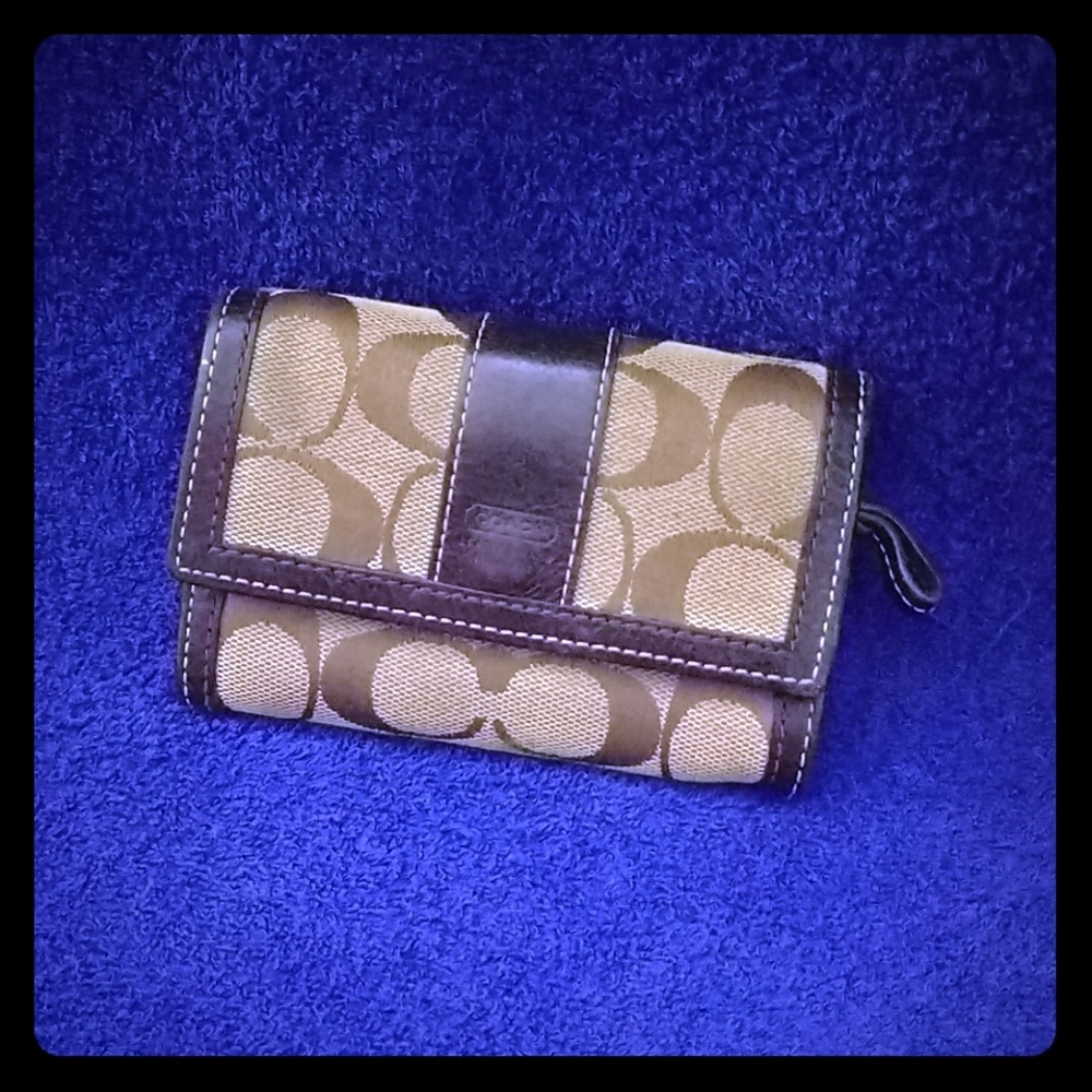 Coach signature wallet